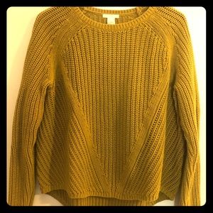 Chartreuse H&M Chunky Sweater